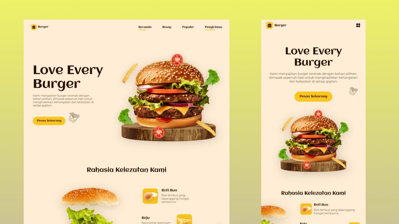 Burger Website